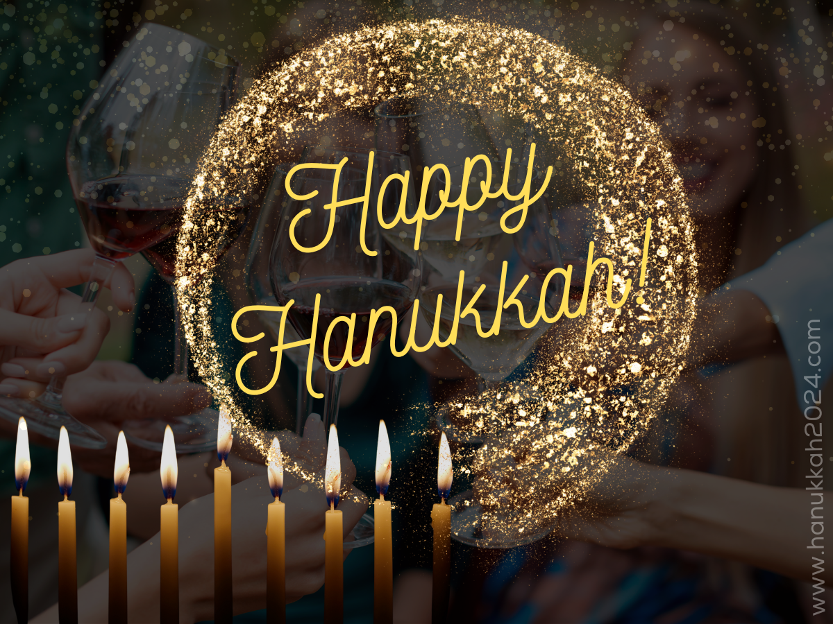 Hanukkah Wishing Card